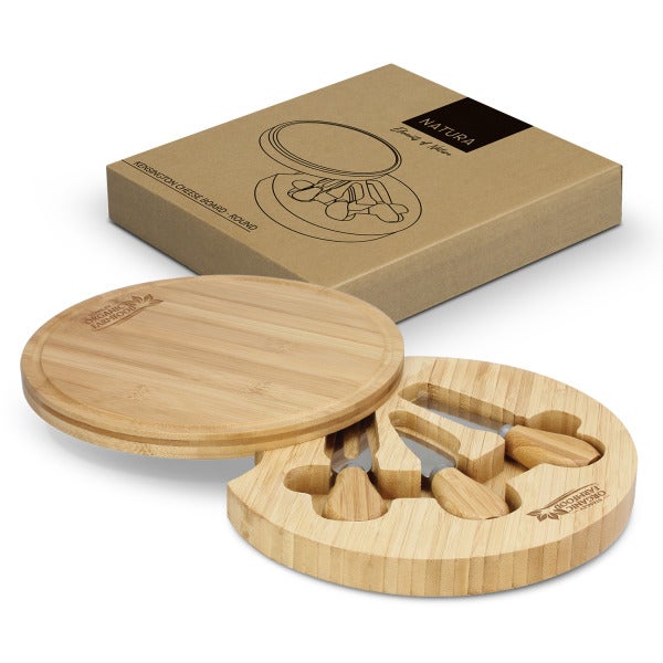 Custom NATURA Kensington Cheese Board - Round