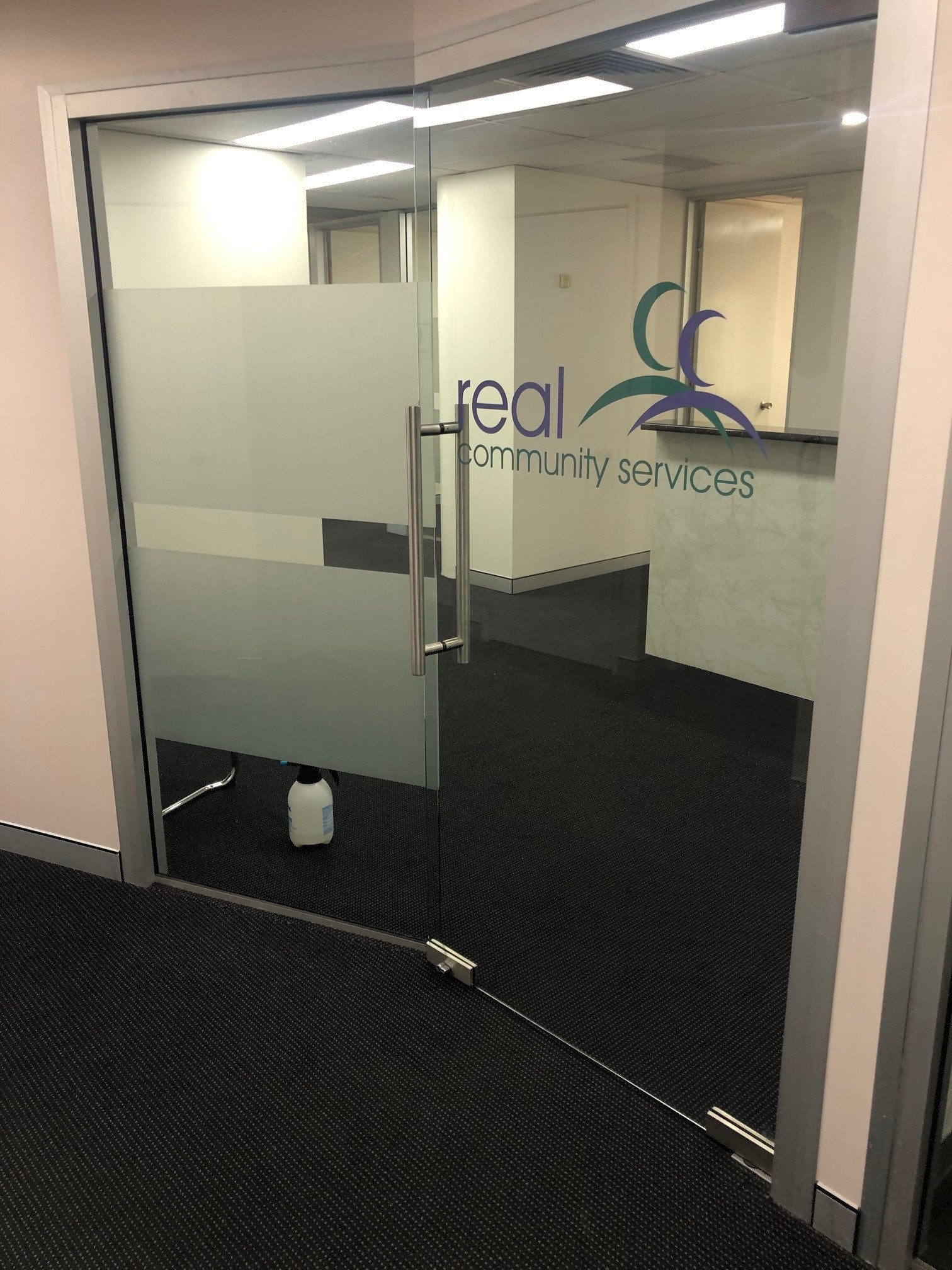 New Window Signs at Real Community Services