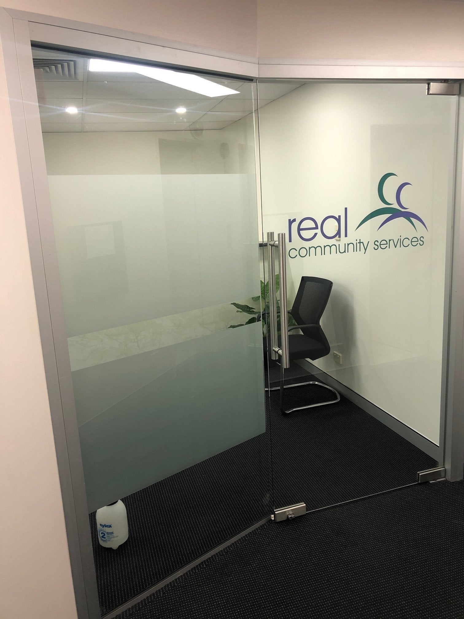 New Window Signs at Real Community Services