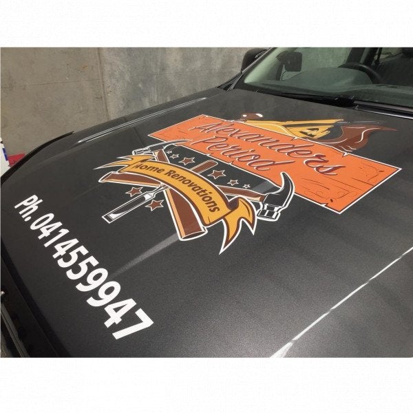 Vehicle Lettering - Alexanders Period Home Renovations