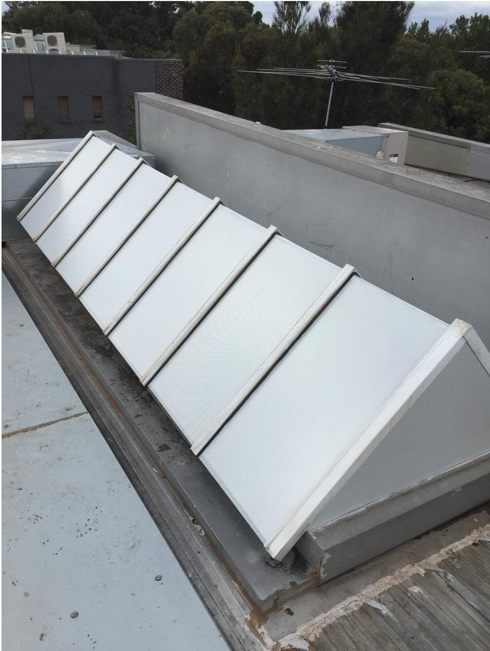 One Way Vision Windows Skylight Panels - Carlton North