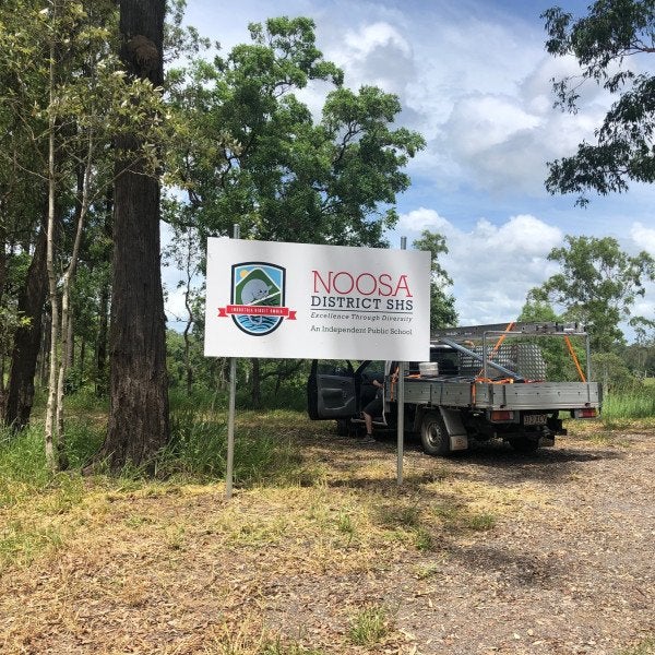 Noosa District High School Sign Installations
