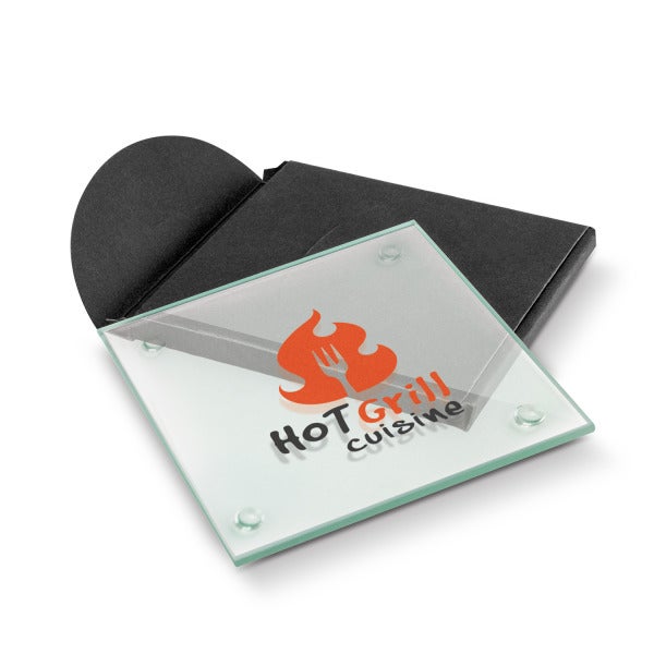 Custom Venice Single Glass Coaster - Square