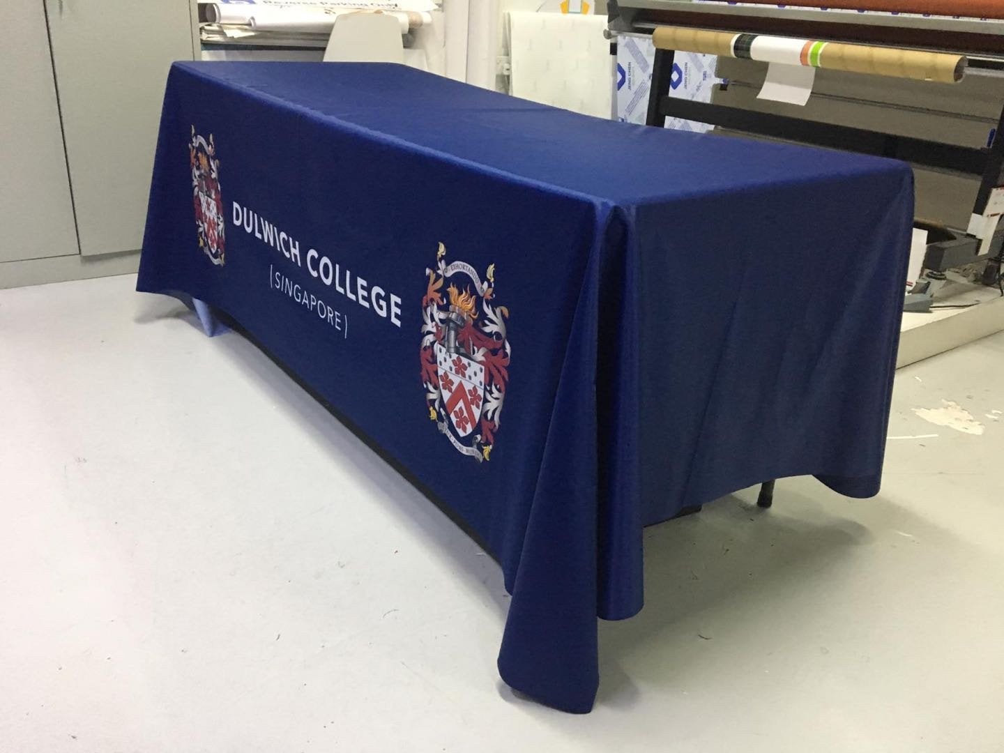 Custom tablecloth for Dulwich College by Signarama East Coast