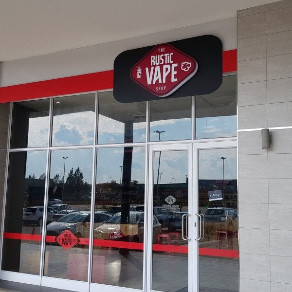 Building Signs | Rustic Vape