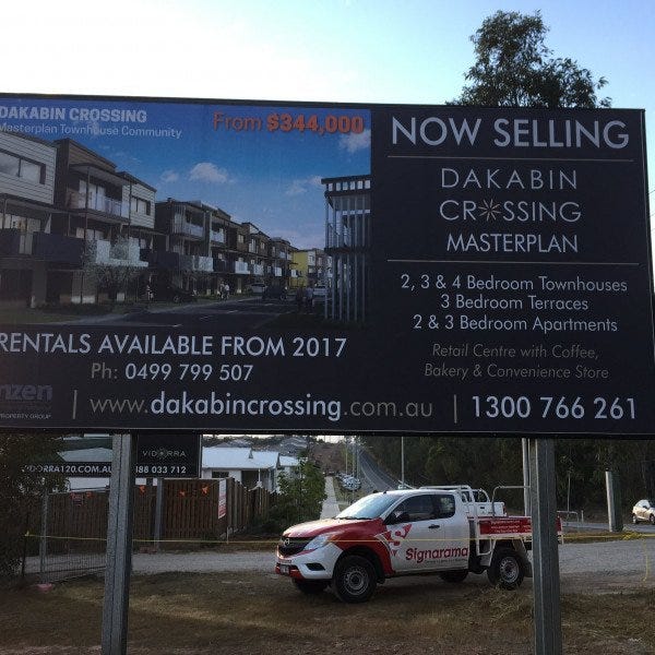Dakabin Crossing Billboard