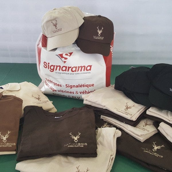 Polo et tshirt brodés - Signarama Bordeaux Sud