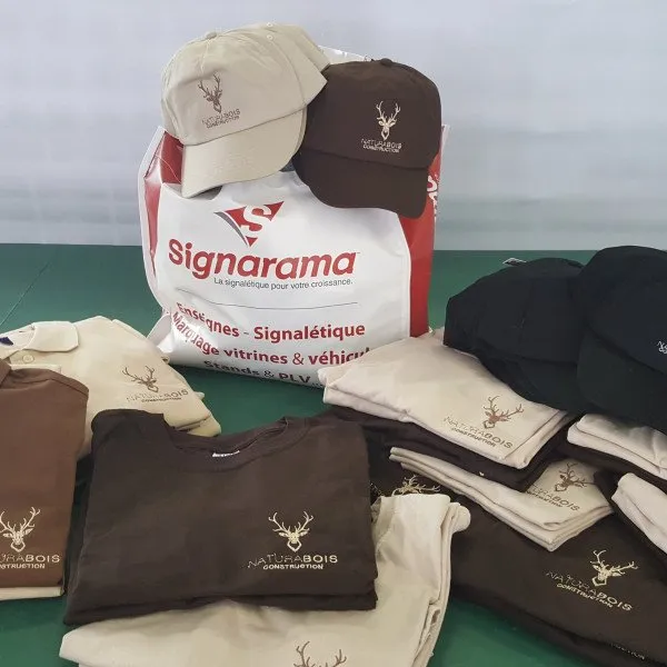 Polo et tshirt brodés - Signarama Bordeaux Sud