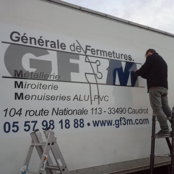 Habillage camion - Signarama Bordeaux Sud