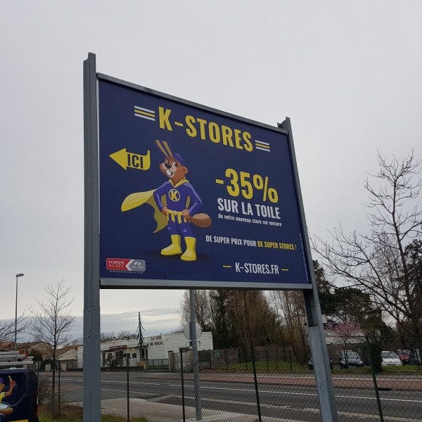 Affichage 4x3 - Signarama Bordeaux Sud