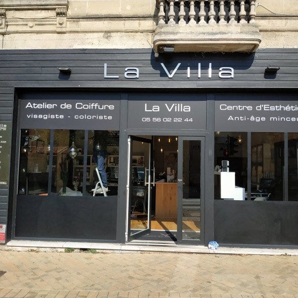 Devanture salon - Signarama Bordeaux Sud