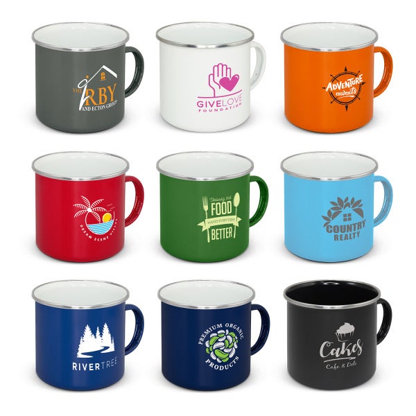 Custom Bendigo Enamel Mug