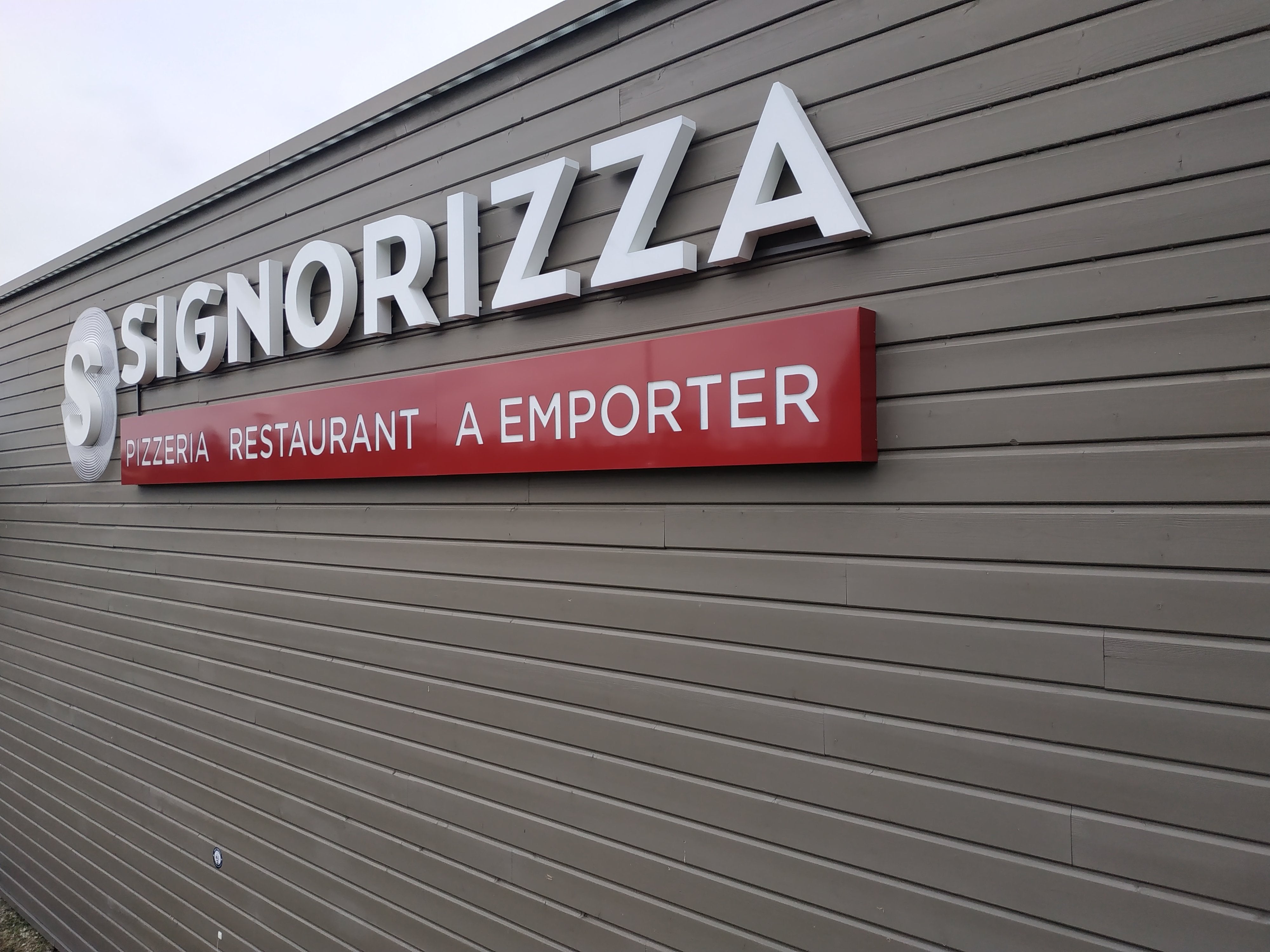 SIGNALETIQUE EXTERIEURE DE RESTAURANT