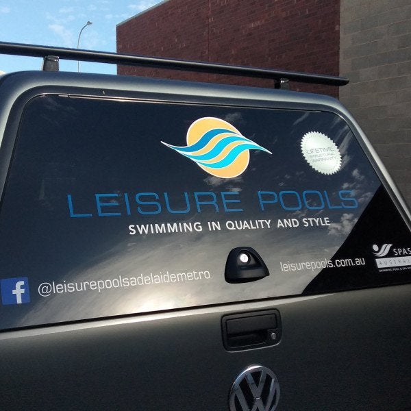Vehicle Graphics - Leisure Pools Adelaide Metro