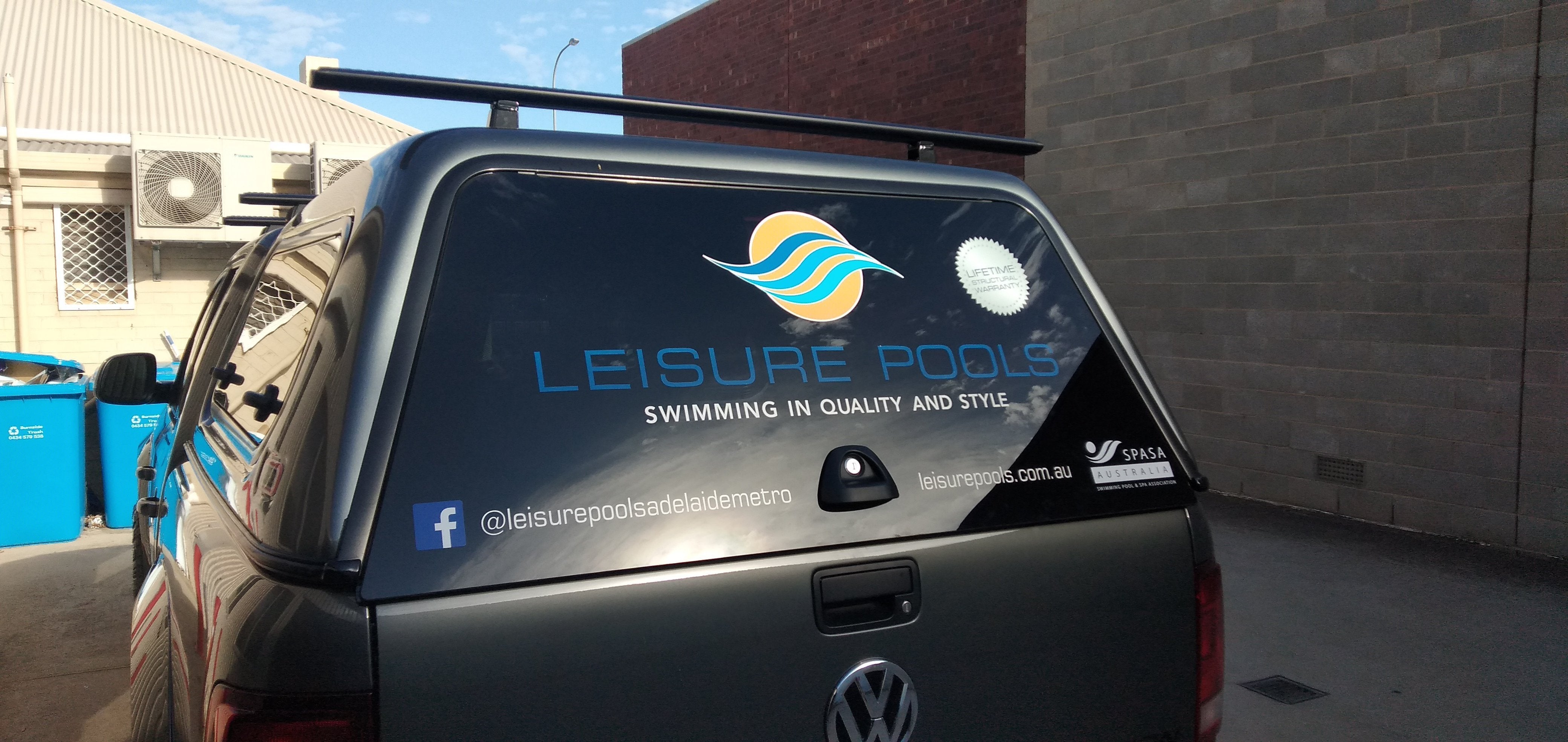 Vehicle Graphics - Leisure Pools Adelaide Metro