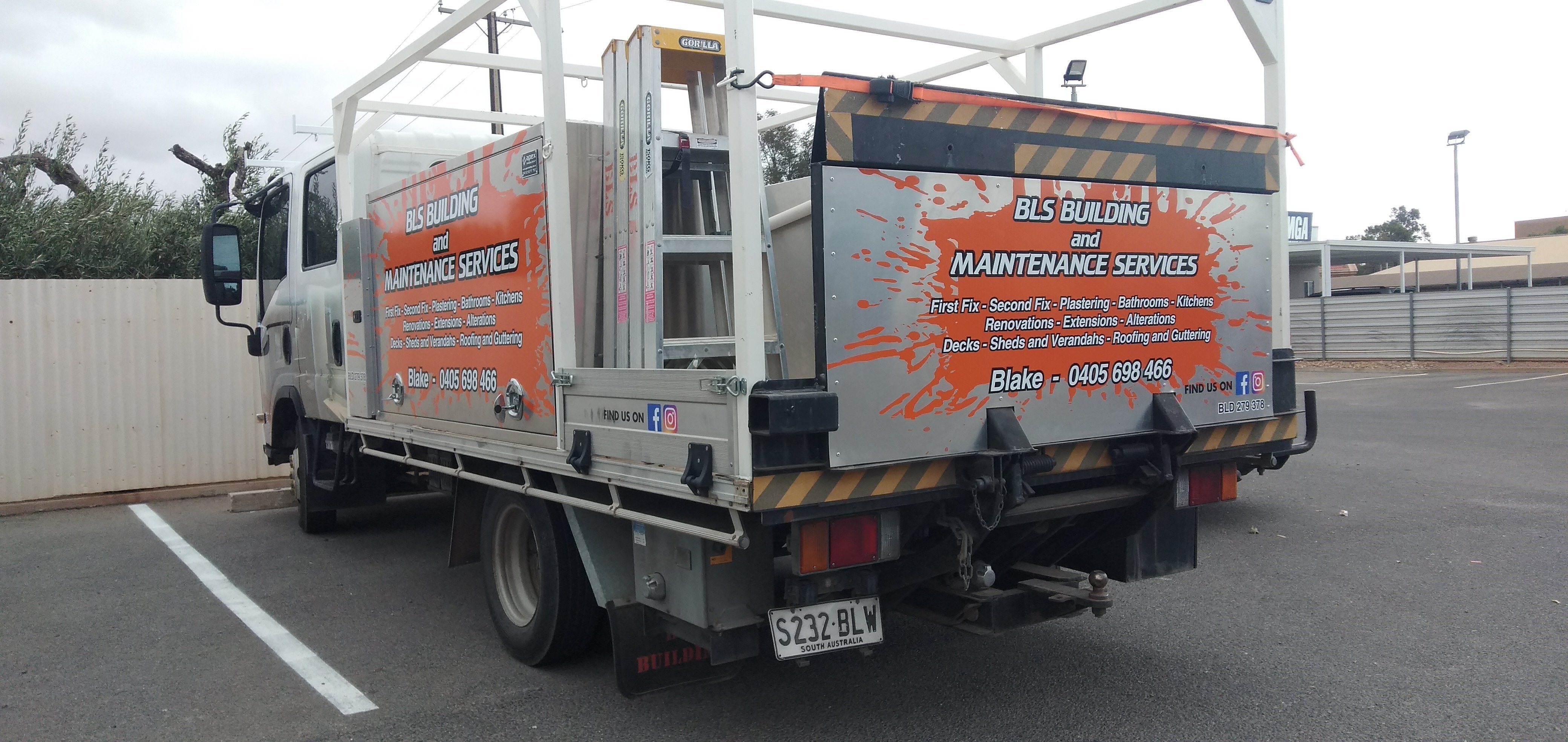 BLS Building and Maintenance Services - Vehicle Graphics