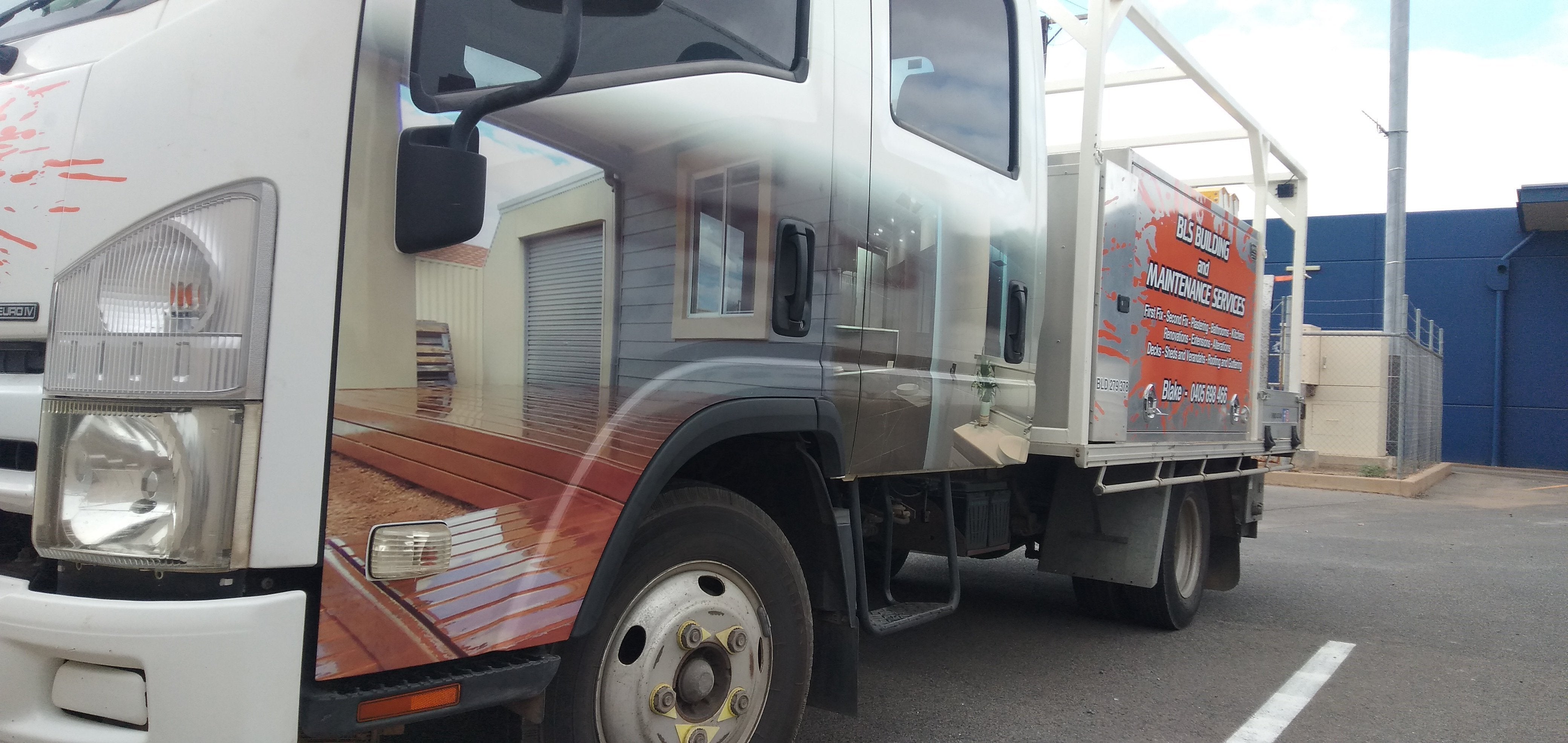 BLS Building and Maintenance Services - Vehicle Graphics