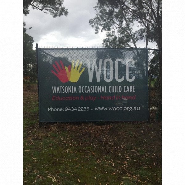 Mesh Banner - Watsonia Occasional Child Care