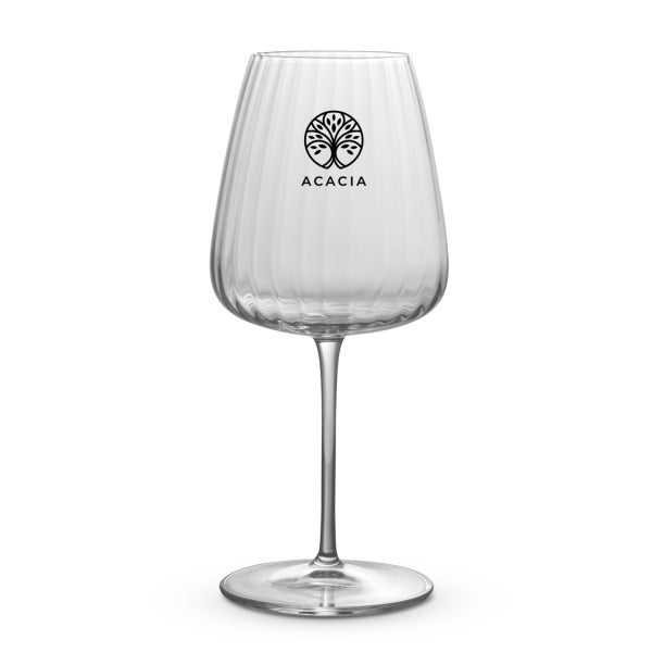 Custom Luigi Bormioli Optica Bordeaux Glass