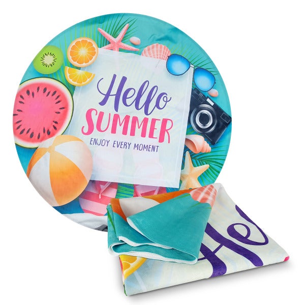 Custom Paradiso Beach Towel - Full Colour