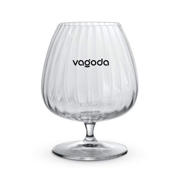 Custom Luigi Bormioli Optica Cognac Glass