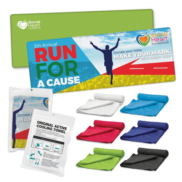 Custom Active Cooling Towel - Pouch