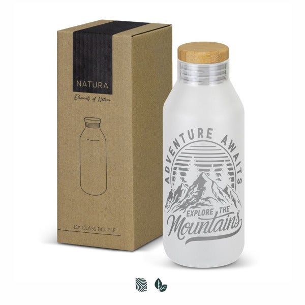 Custom NATURA Ida Glass Bottle