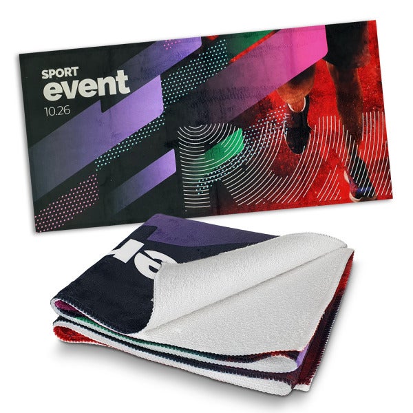 Custom Sports Fit Towel - Full Colour