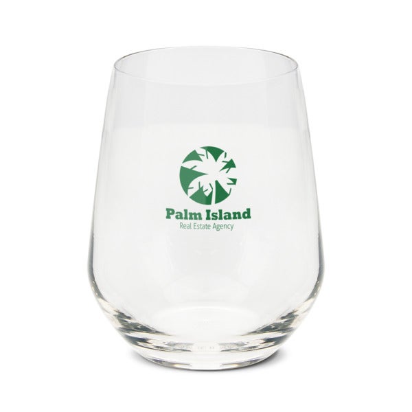 Custom Vino Stemless Glass