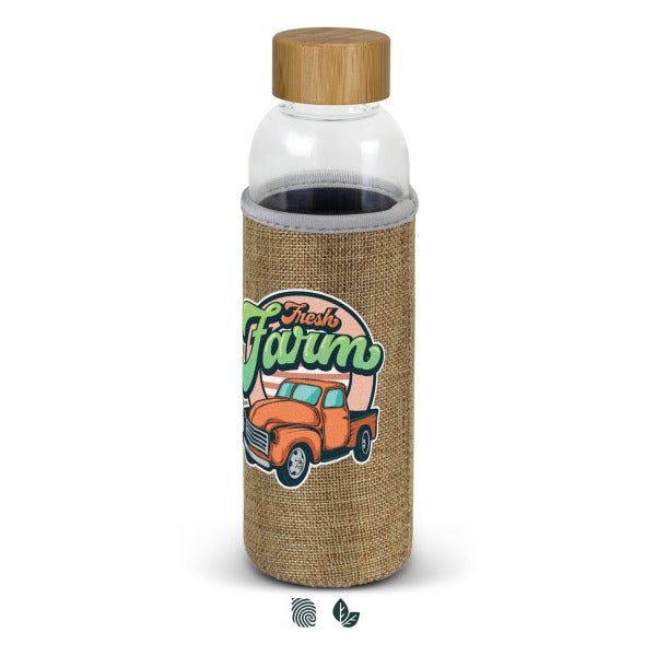 Custom Eden Glass Bottle - Natural Sleeve