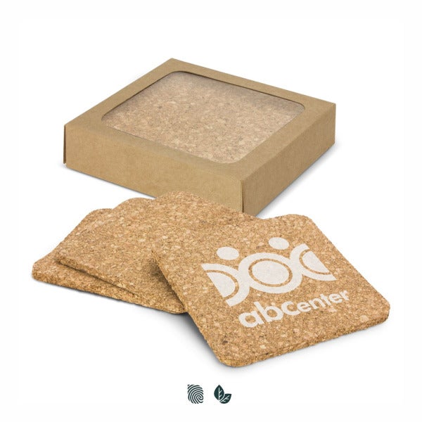 Custom Oakridge Cork Coaster Square - Set of 4