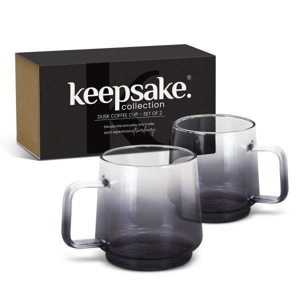 Custom Keepsake Dusk Coffee Cup - Set of 2