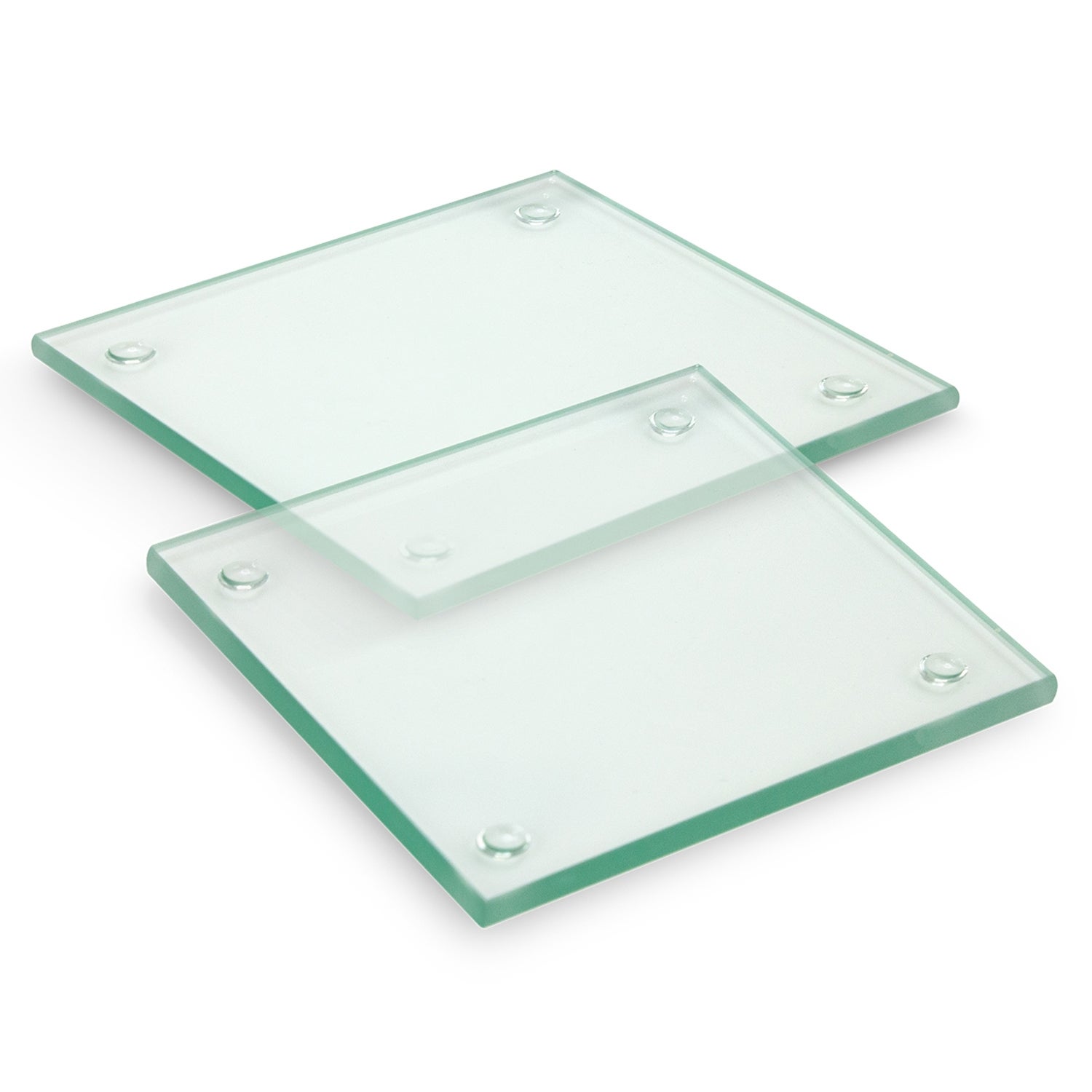 Venice Glass Coaster - Set of 2 - Square - Full Colour