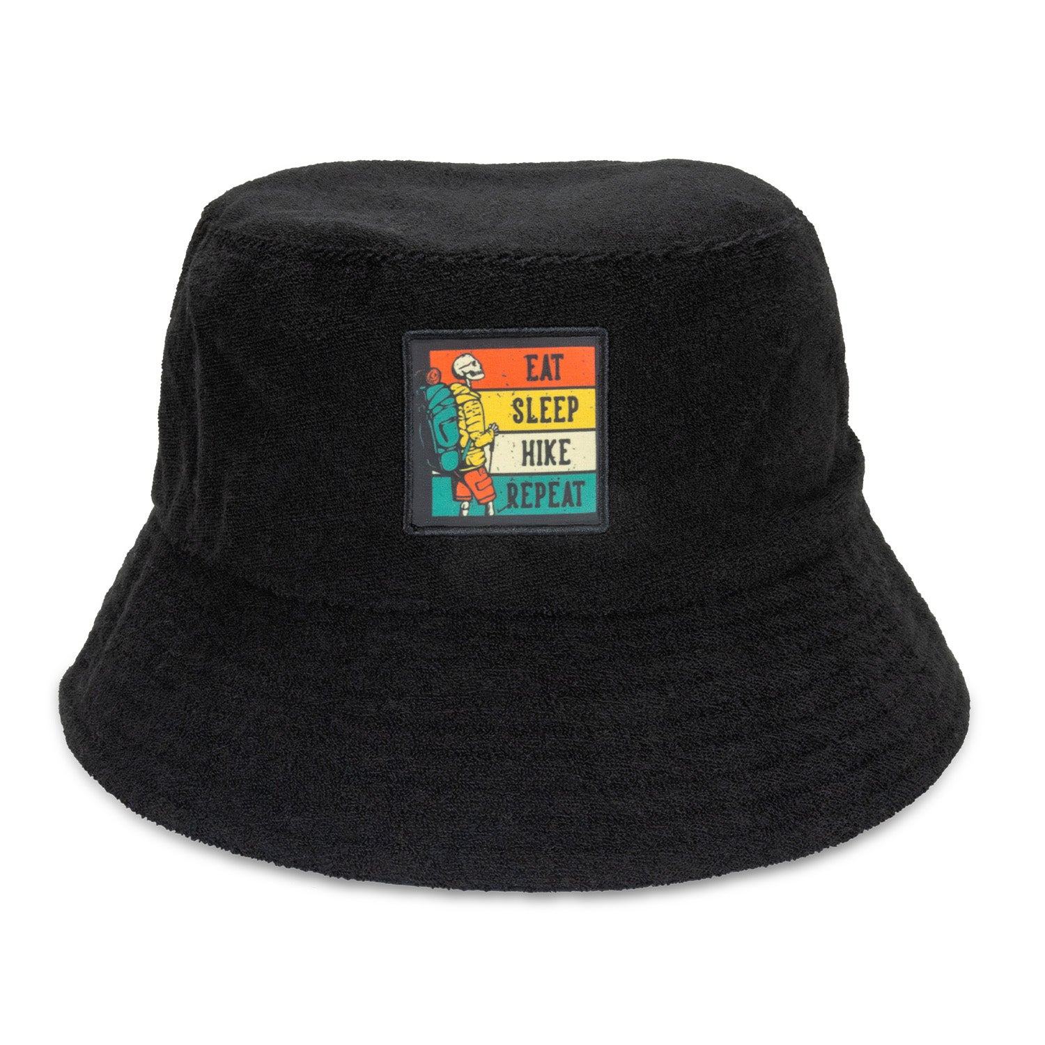 Terry Towelling Bucket Hat with Full Colour Patch