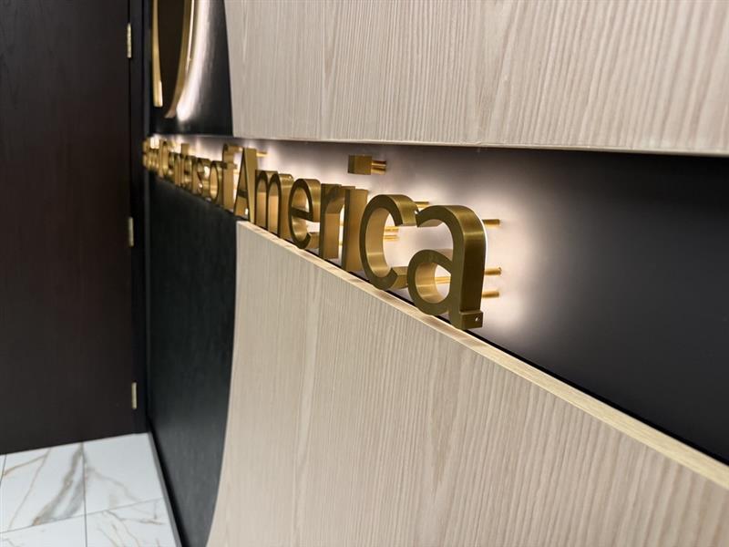 Elevating Blood Centers of America with Interior Halo-Lit Signage