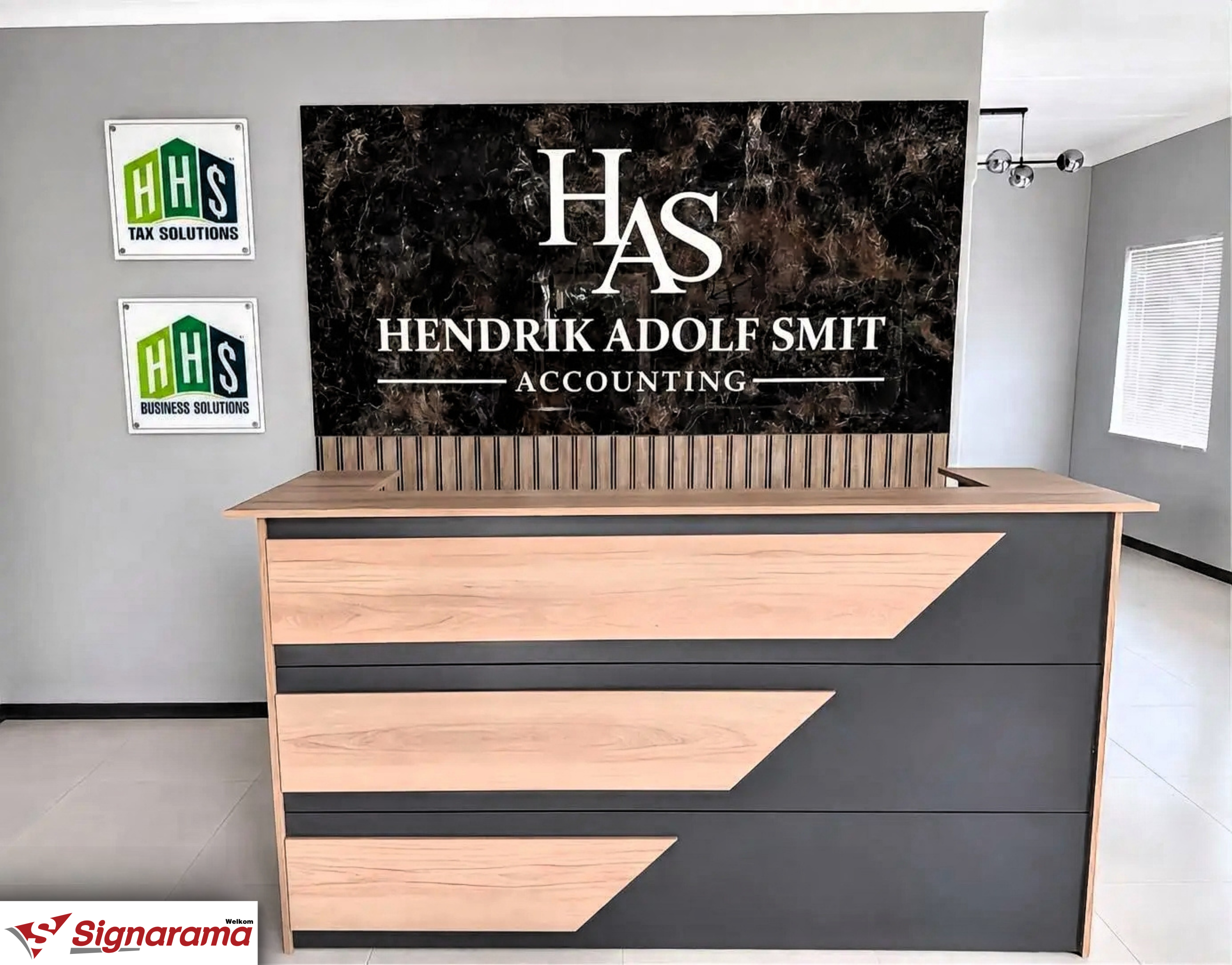 RECEPTION AREA SIGNAGE THAT MAKES A DIFFERENCE!
