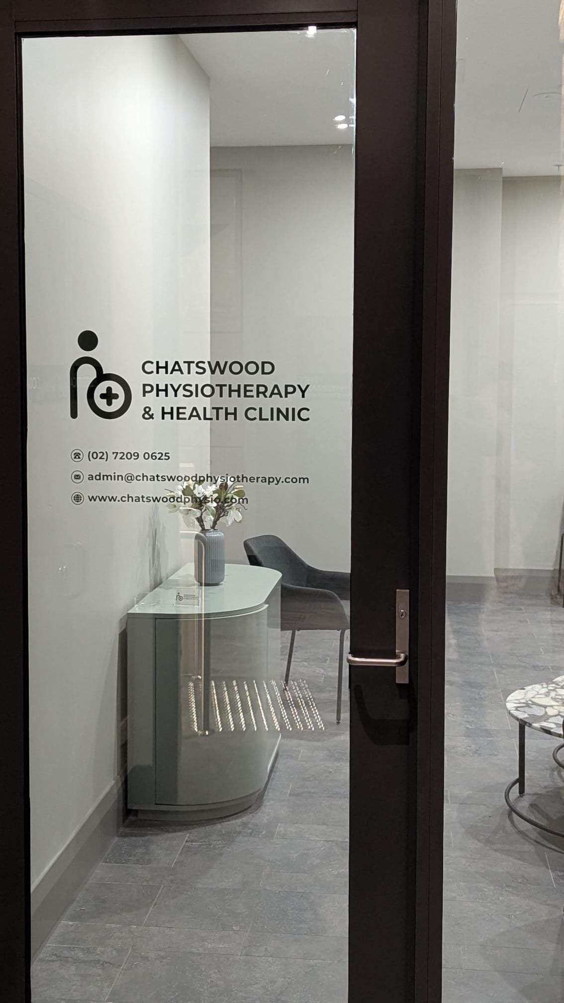 Professional Pull-Up Banners & Window Graphics Installation for a Modern Health Clinic
