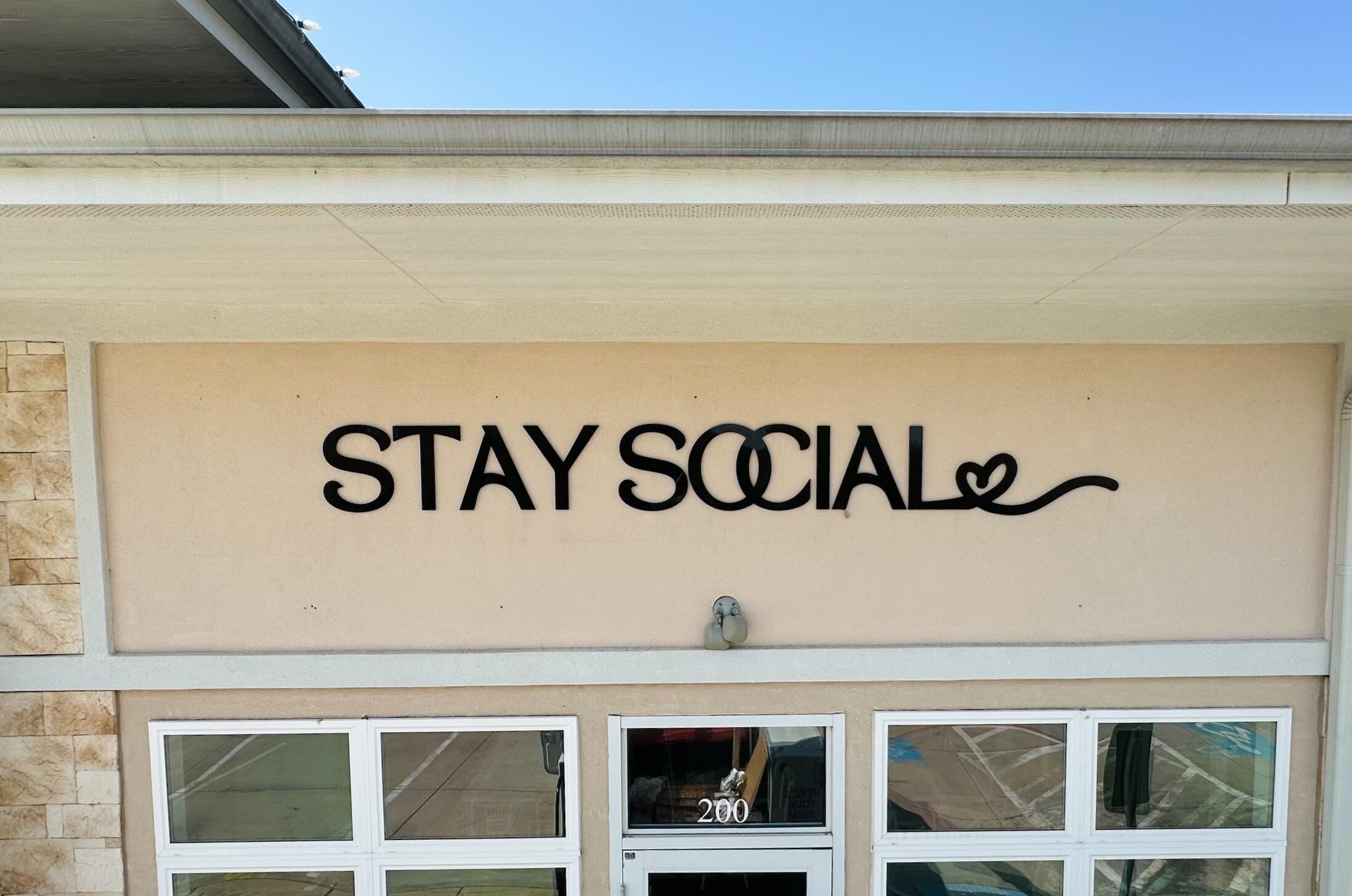 Stay Social -  Custom Dimensional Letters Make a Lasting First Impression