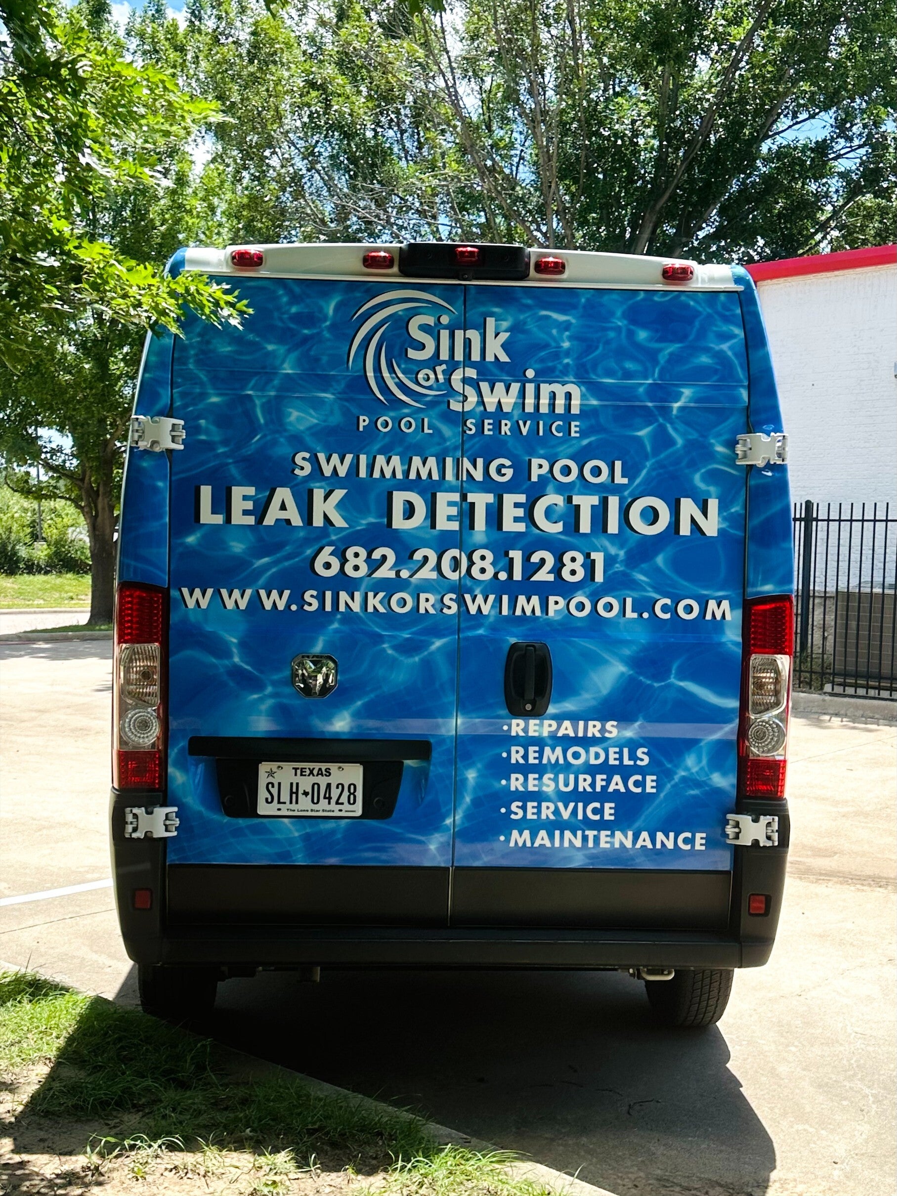 Sink or Swim Pools Partial Wrap - Turn Every Mile into a Marketing Opportunity
