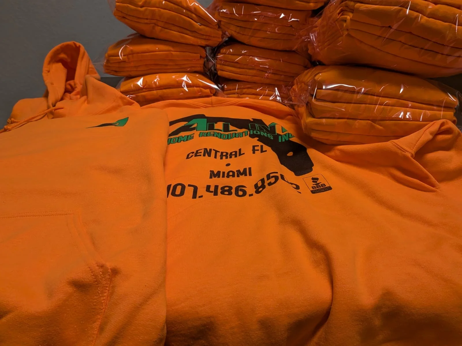 Custom Safety Hoodies for ALTN Home Renovations