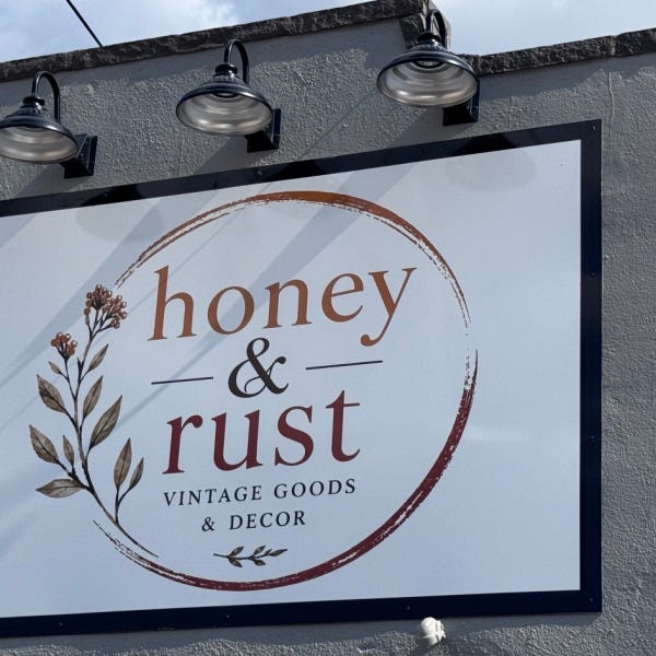 Honey and Rust_Building Sign_Exterior Sign