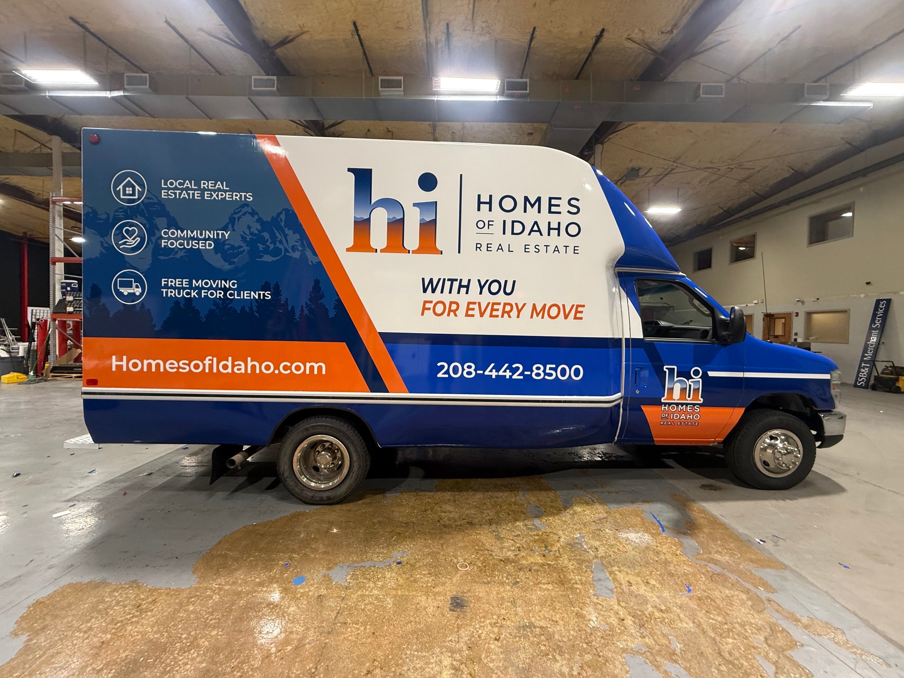 From Our Shop to Their Customer: Installing a Full Vehicle Wrap for Homes of Idaho Before Delivery