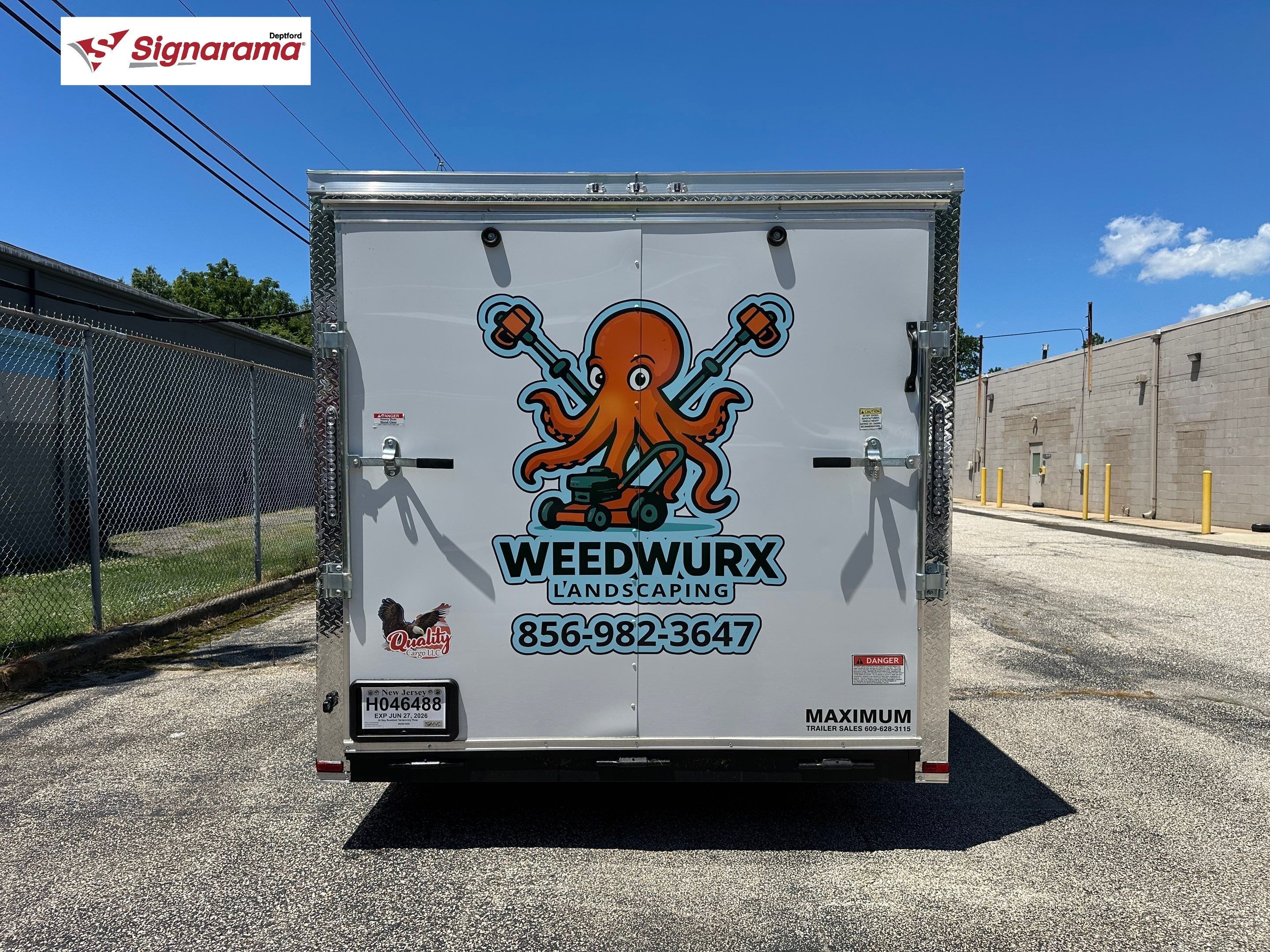 Custom Trailer Graphics in Harrison Township