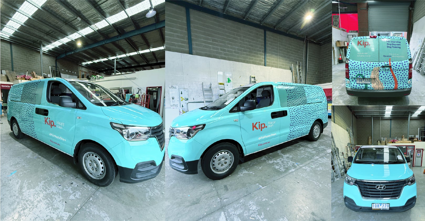 New Fleet Vehicle Wraps for Kip Happy Days