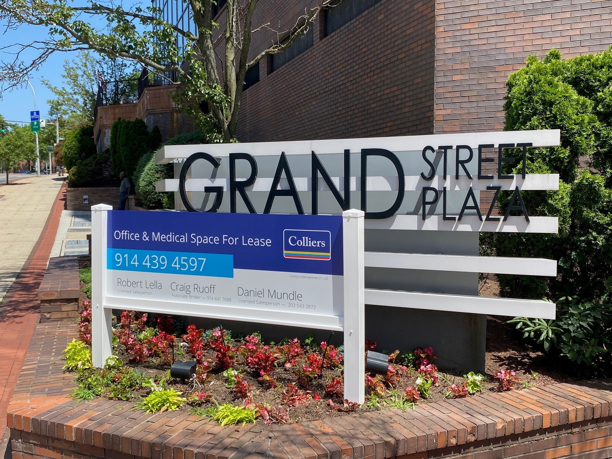 Post and Panel for Colliers in White Plains, NY