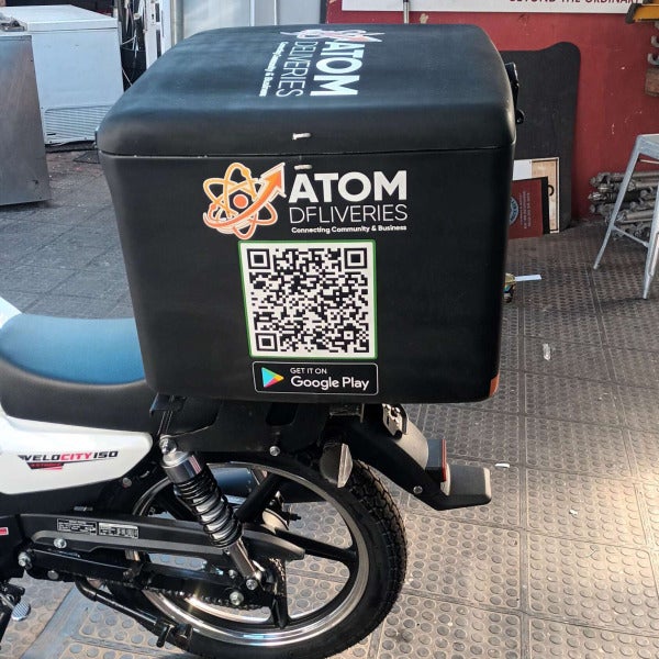 Atom Deliveries – Mobile Branding