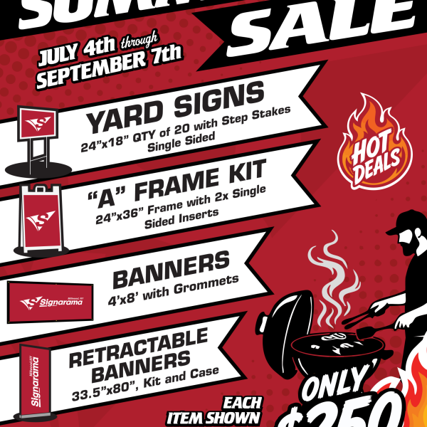 Summer Sale – Sign Packages Starting at Just $250