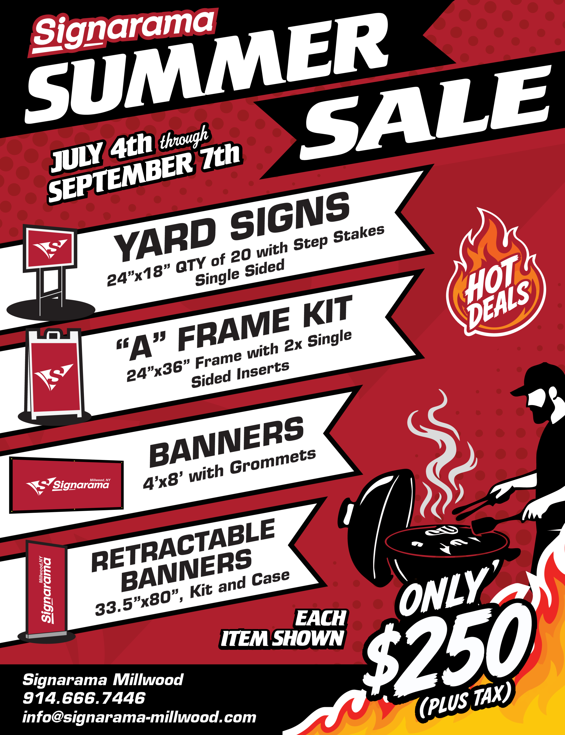 Summer Sale – Sign Packages Starting at Just $250