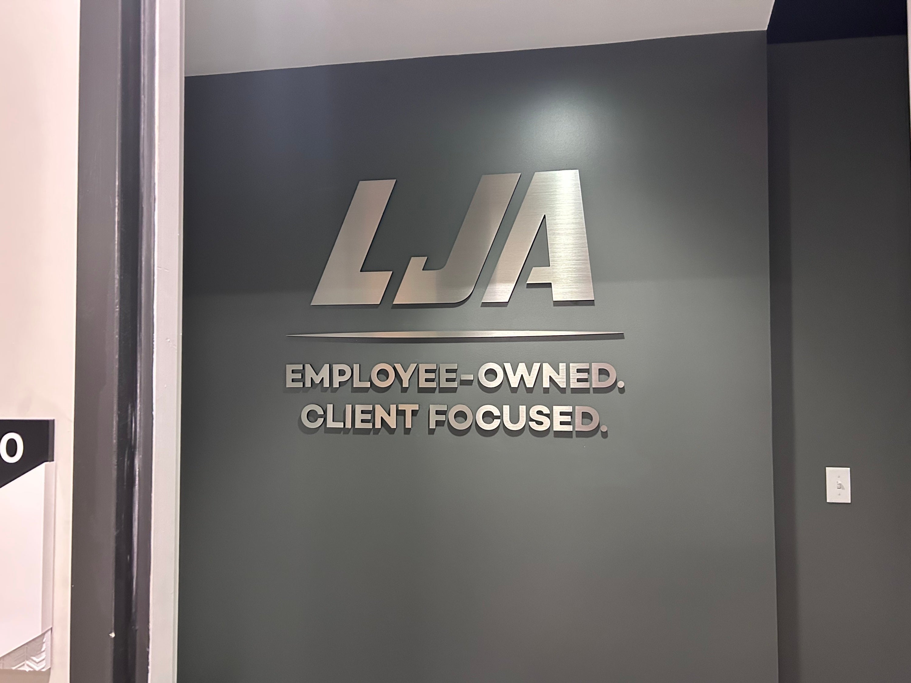 Custom Interior Dimensional Lettering For a Professional Office Environment