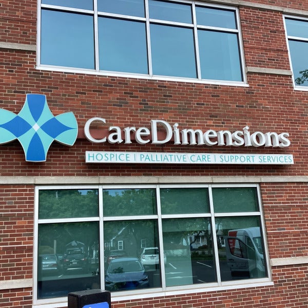 Custom Dimensional Lettering for CareDimensions | Commercial Building Signage